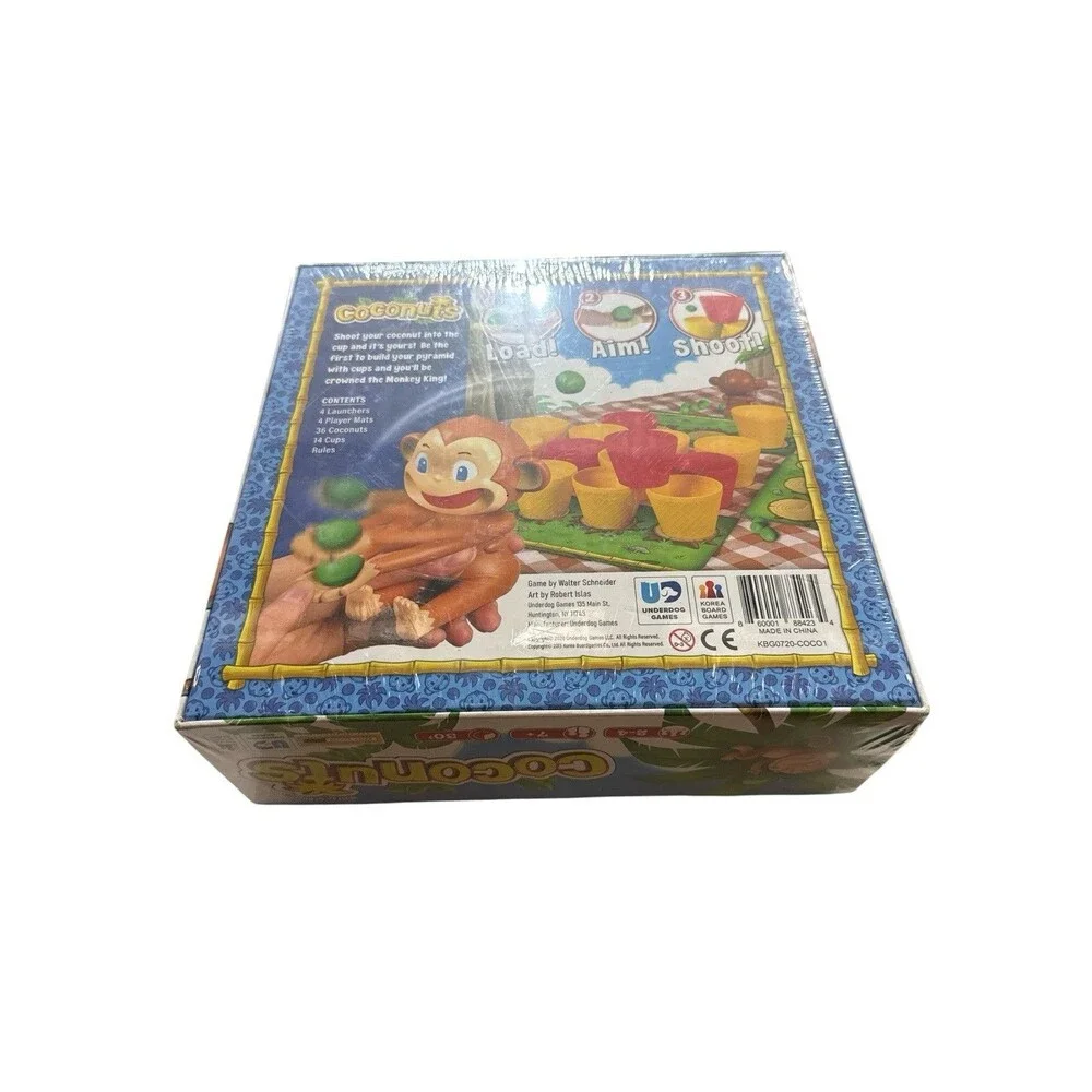 Coconuts Board Game Underdog Games 2020  2-4 Plyrs, Ages 7+